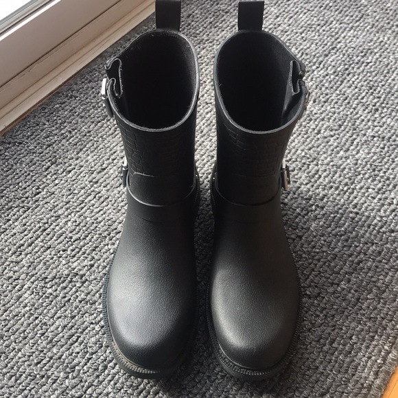 Sam Edelman black rain boots - Picture 2 of 7